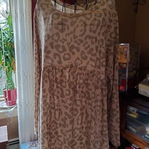HOPTICS wom. Sz. Large midi tan leopard 🐆 new